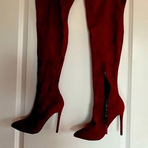 Akira thigh high like suede boots